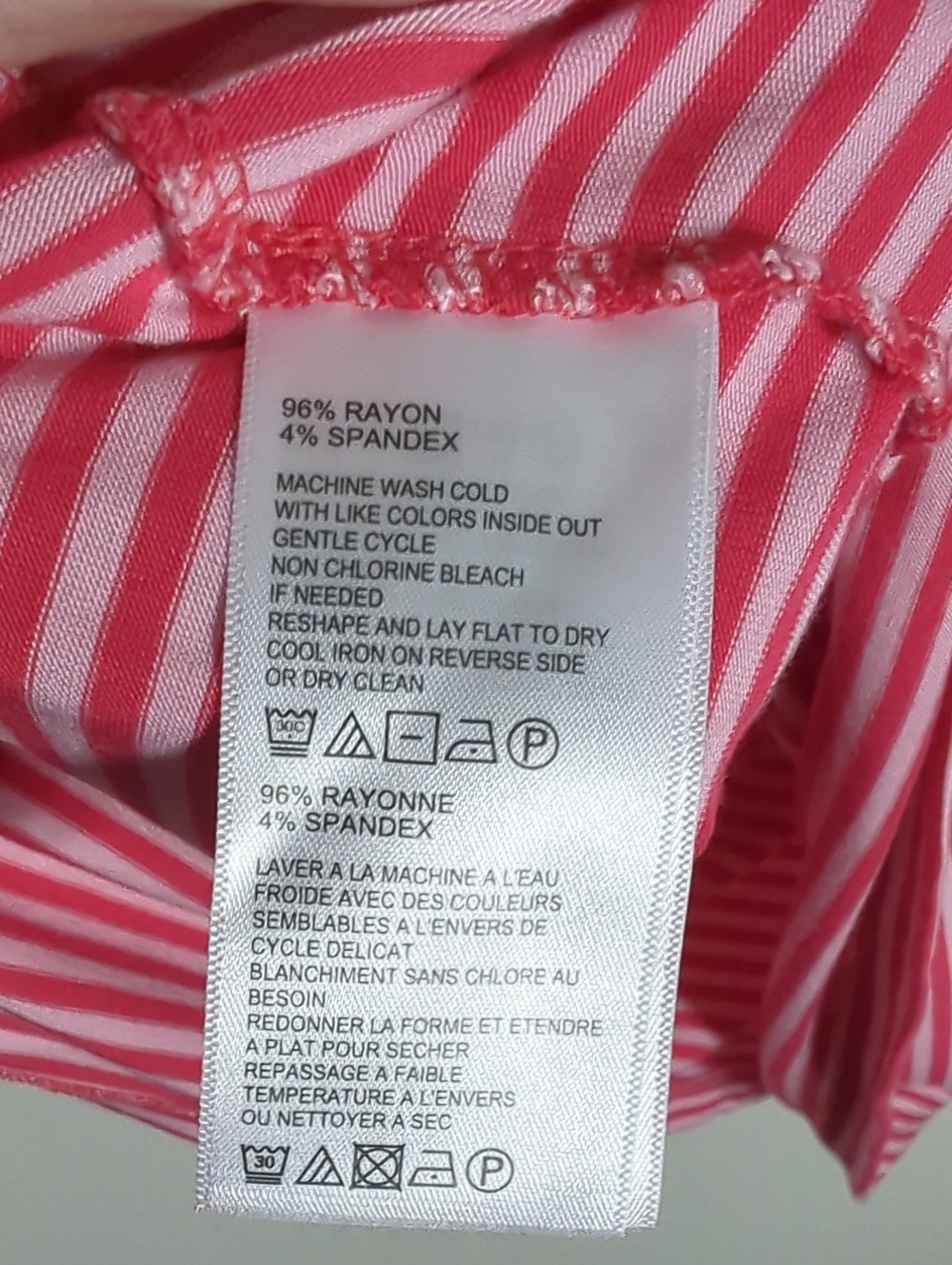 Tommy Bahama Womens Dress Cassia Pink Striped Keyhole Travel Cruise Beach Medium - Picture 8 of 10
